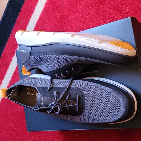Cole Haan 'Brand New' Men's Zerogrand Omni Lace Up Sneakers - Grey 👟 Size 11.5 - Picture 4 of 8